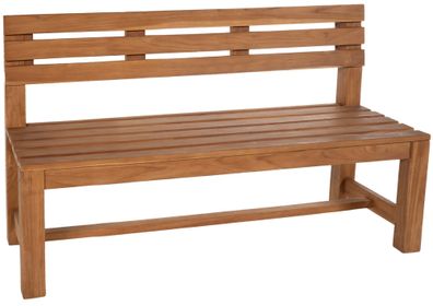 Gartenbank Teakbank CUGAD Holz Teak 180x50x85 cm Holzbank 180 Cm Gartenbank Sitzbank