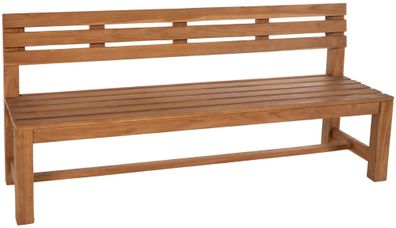 Gartenbank Teakbank CUGAD Holz Teak 240x50x85 cm Holzbank 240 Cm Gartenbank Sitzbank