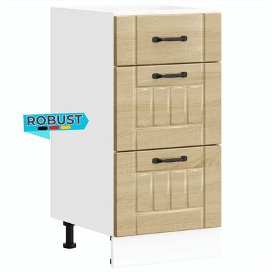 Küchenunterschrank MARO Sonoma-Eiche 40x46x81,5 cm Küche Unterschrank Schublade