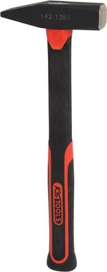 KS TOOLS Schlosserhammer mit Fiberglasstiel, 500g