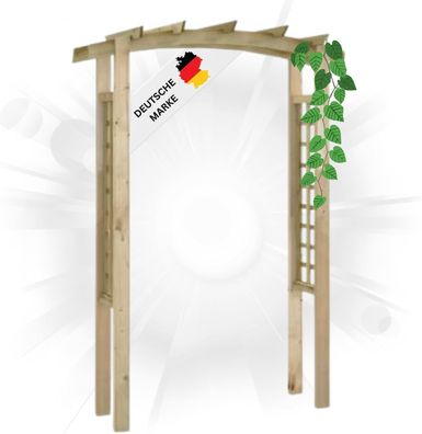 Rosenbogen Holz VERSIL 150x60x210cm Gartenbogen Torbogen Pergola Rankhilfe für