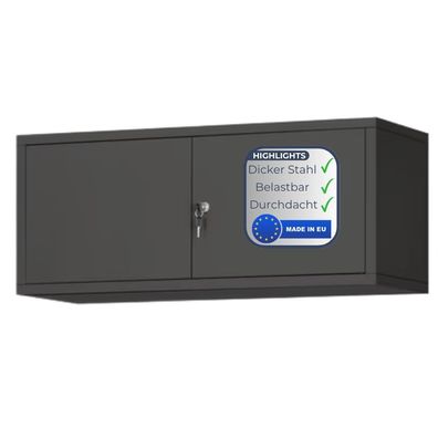 Schrankerweiterung Aktenschrank mit 2 Flügeltüren Zusatzschrank für Büroschrank