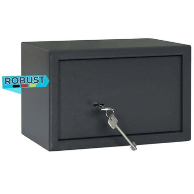 Tresor KODO Schloss Dunkelgrau 31x20x20cm Stahl Safe Tresor für Zuhause