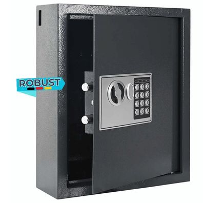 Tresor RHIU digital Schloss Dunkelgrau 30x10x36,5cm Stahl Safe Tresor für Zuhause