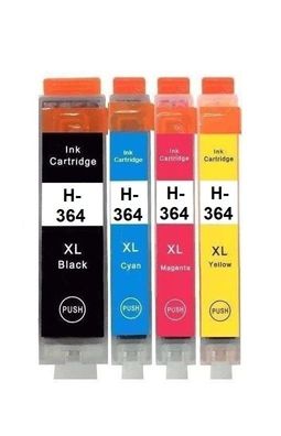 Tintenpatronen Set kompatibel mit HP 364 XL für Deskjet, Officejet, Photosmart