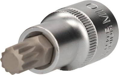 Brilliant Tools 1/2" Vielzahn-Bit-Stecknuss, 55 mm lang, M10
