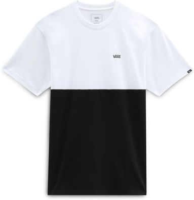 Vans Herren T-Shirt Mn Colorblock Tee Color Block Black/White
