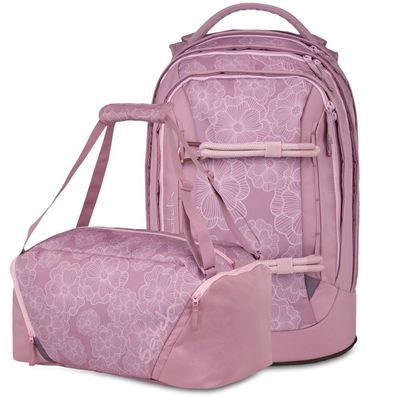 satch pack Set aus pack + Sporttasche PakDuf-25, Magnolia Dream, Mädchen & Jungen
