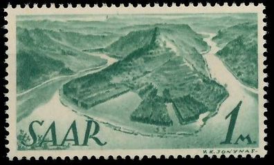 Saarland 1947 Nr 225Z postfrisch S3EF92E