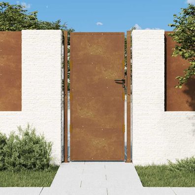 vidaXL Gartentor 100x175 cm Cortenstahl