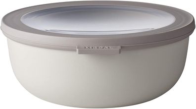 Mepal 6 Stück multischüssel cirqula rund 1250 ml - nordic white 106212032500