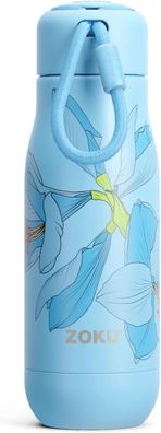 ZOKU Zoku - Edelstahl Trinkflasche 350 ml Sky Lily ZK 141 304 815706022917