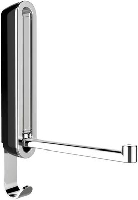 Wenko Klapphaken Premium SIGMA nachtschwarz – 2,5 x 2,5 x 18,5 cm