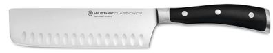 Wüsthof Nakiri mit Kullenschliff / Nakiri Hollow Edge Classic Ikon 17 cm 104033261
