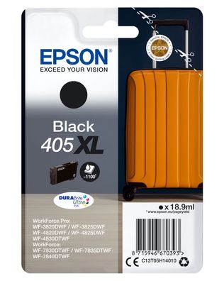 Epson 405XL - 18.9 ml - XL - Schwarz - Original - Blister mit RF- / aktustischem Alar