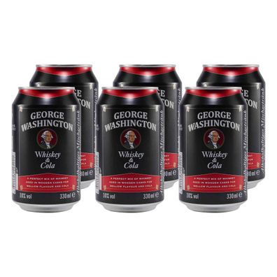 George Washington Whiskey & Cola (12 x 0,33L) EINWEG