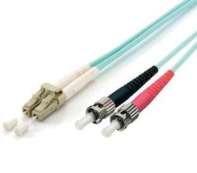 equip LWL Patchkabel LC/ST 50/125µ OM3 türkis 1m