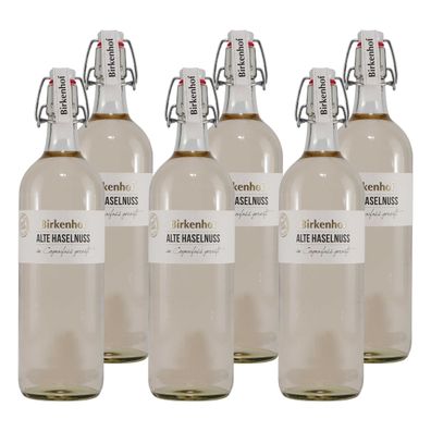 Birkenhof Alte Haselnuss Nussbrand (6 x 1,0L)