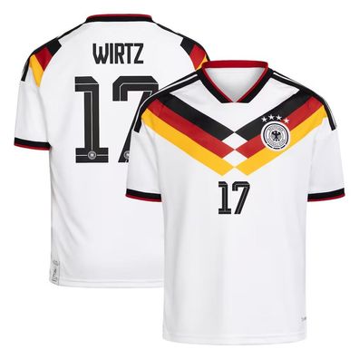 DFB Deutschland Fußball Trikot WM 2026 Heimtrikot Wirtz 17 Set für Kinder