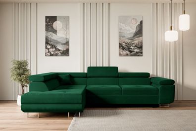 Couch mit Schlaffunktion, Wohnzimmer - Wohnlandschaft GUSA-L