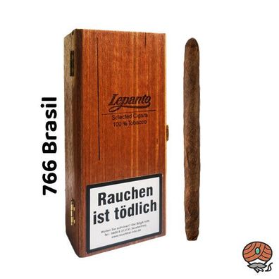 Lepanto 766 Brasil, 15 Zigarren - Holzschachtel