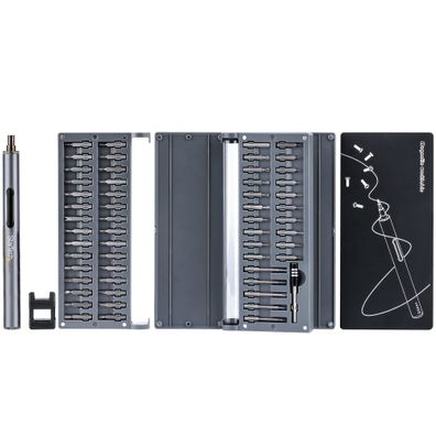 StarTech Elektrischer Mini-Schraubendreher - Mini-Akkuschrauber - 55 Bits - LED - Mag