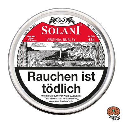 Solani Bright & Red BLEND 131 Virginia Pfeifentabak Dose à 50g