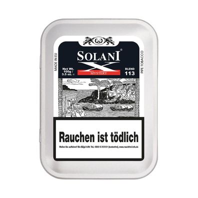 Solani X-Mystery BLEND 113 Virginia Pfeifentabak Dose à 100g