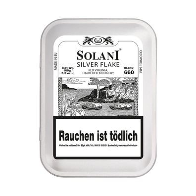Solani Silver BLEND 660 Virginia Pfeifentabak Dose à 100g