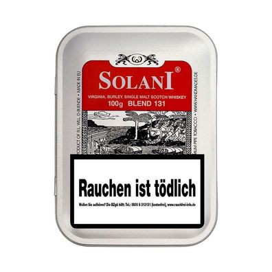 Solani Bright & Red BLEND 131 Pfeifentabak Dose à 100g
