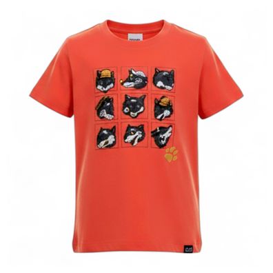 Jack Wolfskin Many Wolve Tee Kinder T-Shirt kurzarm Shirt Baumwolle