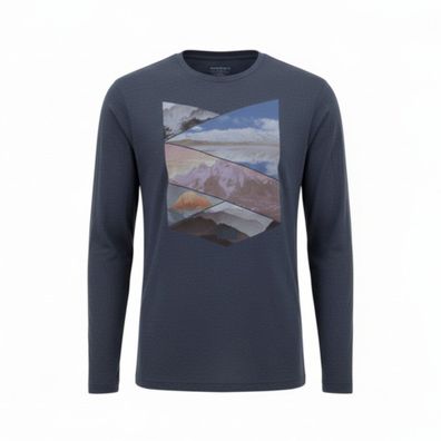 Jack Wolfskin Print Longsleeve Shirt Herren Sportshirt Berg Wandershirt