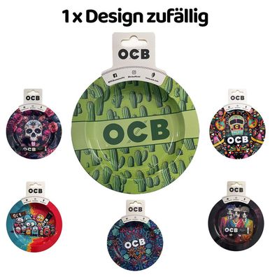 OCB Metall Aschenbecher - Design nicht wählbar, Ø 13,5 cm