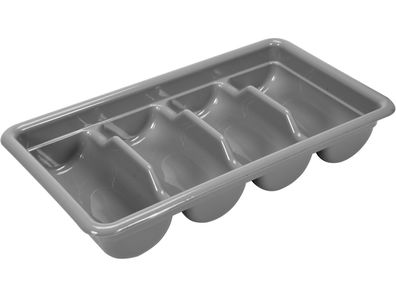 Besteckkasten mit 4 Fächern aus Polypropylen