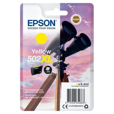 Original Epson 502XL T02W4 C13T02W44010 Tinte gelb
