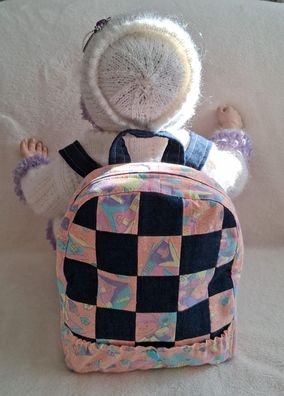 handgenähter Kinderrucksack Kindergarten Rucksack Ausflugstasche unikat
