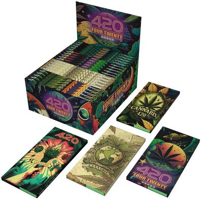 Snail 420 20 Hefte mit 32 Papers + 32 Tips mit Tray & Magnetverschluss