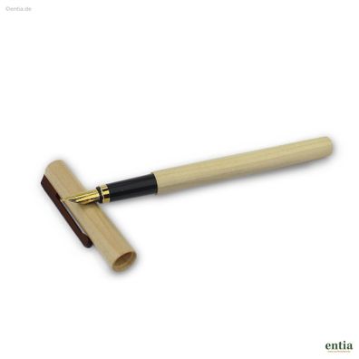 Füller aus Ahorn mit Edelstahlfeder