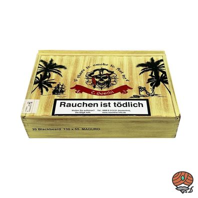 T. Sonthi Blackbeard Maduro Double Robusto Zigarren 20er Kiste aus Nicaragua
