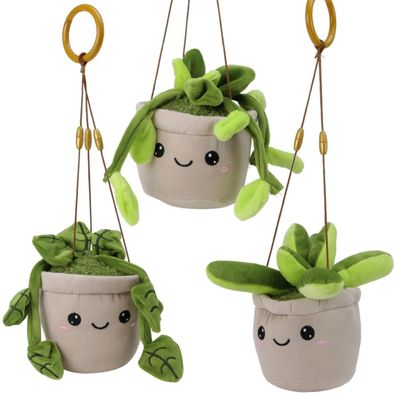 Take Me Home Hängepflanze aus Plüsch Deko Kuschelige Zimmerpflanze zum aufhängen