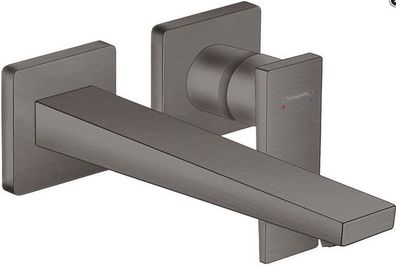 HG Fertigmontageset Waschtisch Metropol 2-L-WM m H-Griff Ausl 225mm bh black vc