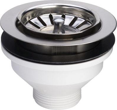 Viega Ablaufventil für Spülen mit Körbchen d= 114,5mmx1 1/2