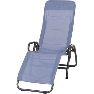 Siena Garden Sonnenliege BITO, 139 x 72 x 118 cm taubenblau J40970