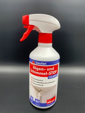 Baufan Algen - und Schimmel Stop Spray 500ml Schimmelentferner