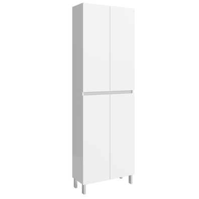 Hochschrank Infinity 4 Türen WHITE SATIN 600 x 1810 x 240 mm