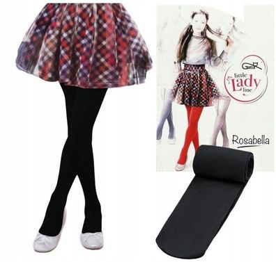 Gatta Rosabella 60 DEN aus Mikrofaser Mädchen Kinder Kinderstrumpfhose schwarz