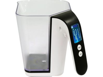 Digitale Küchenwaage mit Messbecher 1200 ml, 2 kg