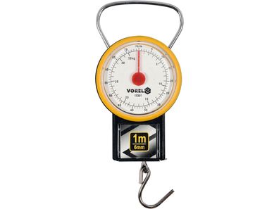 Federwaage bis 32 kg mit Maßband