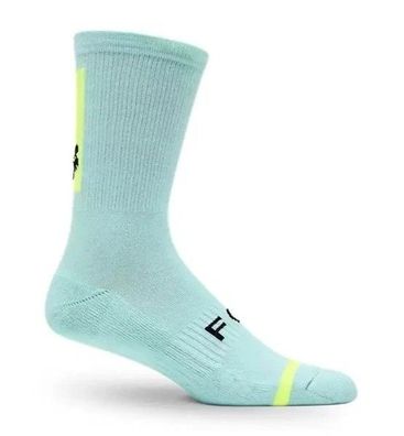 FOX Racing Strümpfe Defend 20cm Hellblau Größe S/M (39-43)