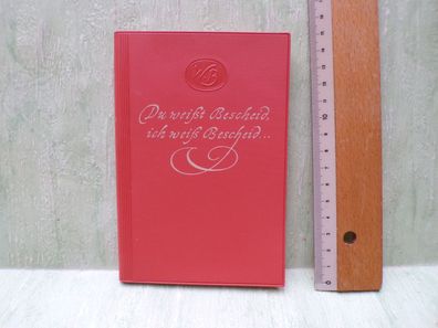 Du weißt Bescheid Ich weiß Bescheid Wilhelm Busch Brevier Hans Balzer 1959 Präsent